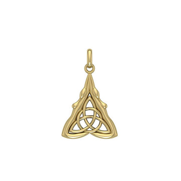 Danu Goddess Solid Gold Pendant GPD1197 - Jewelry